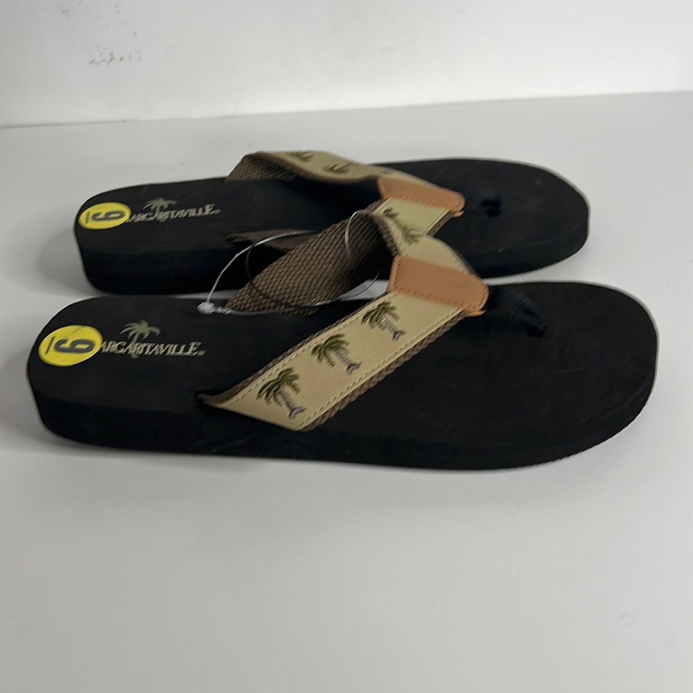 Margaritaville wedge flip flops